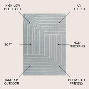 Odense Minimalist Angle Geometric Area Rug